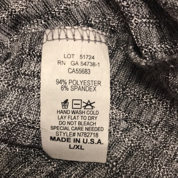 Nally & Millie Women’s Tunic Silver Metallic with Long Bell Sleeves L/XL - Picture 10 of 10